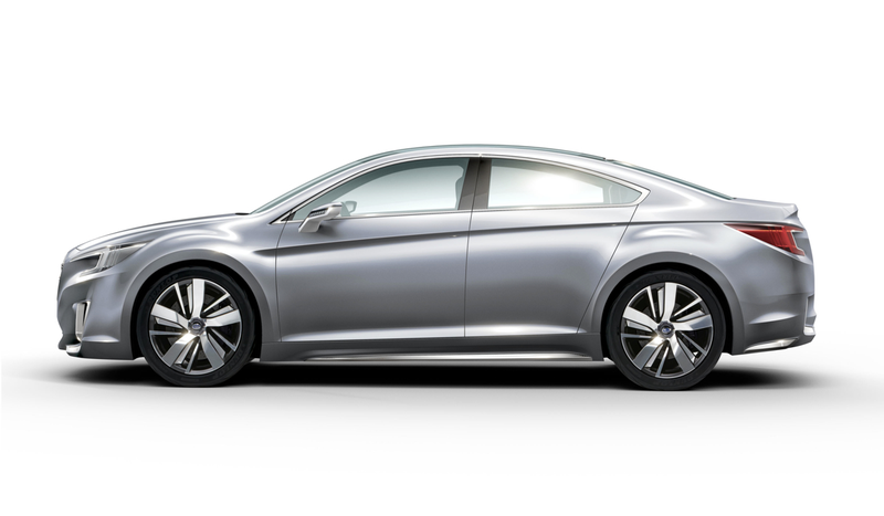 Illustration for article titled The Subaru Legacy Concept Is The Angriest Midsize Sedan You Can Imagine